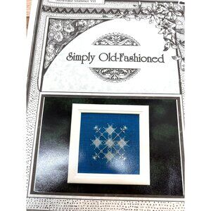 Simply Old-Fashioned Snowflake Shimmer VII Cross Stitch Pattern